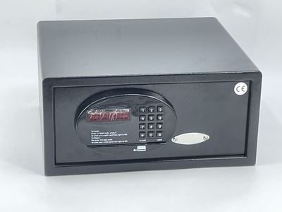 Motorized Hotel Safe Box, LCD Display, for 15"Laptop